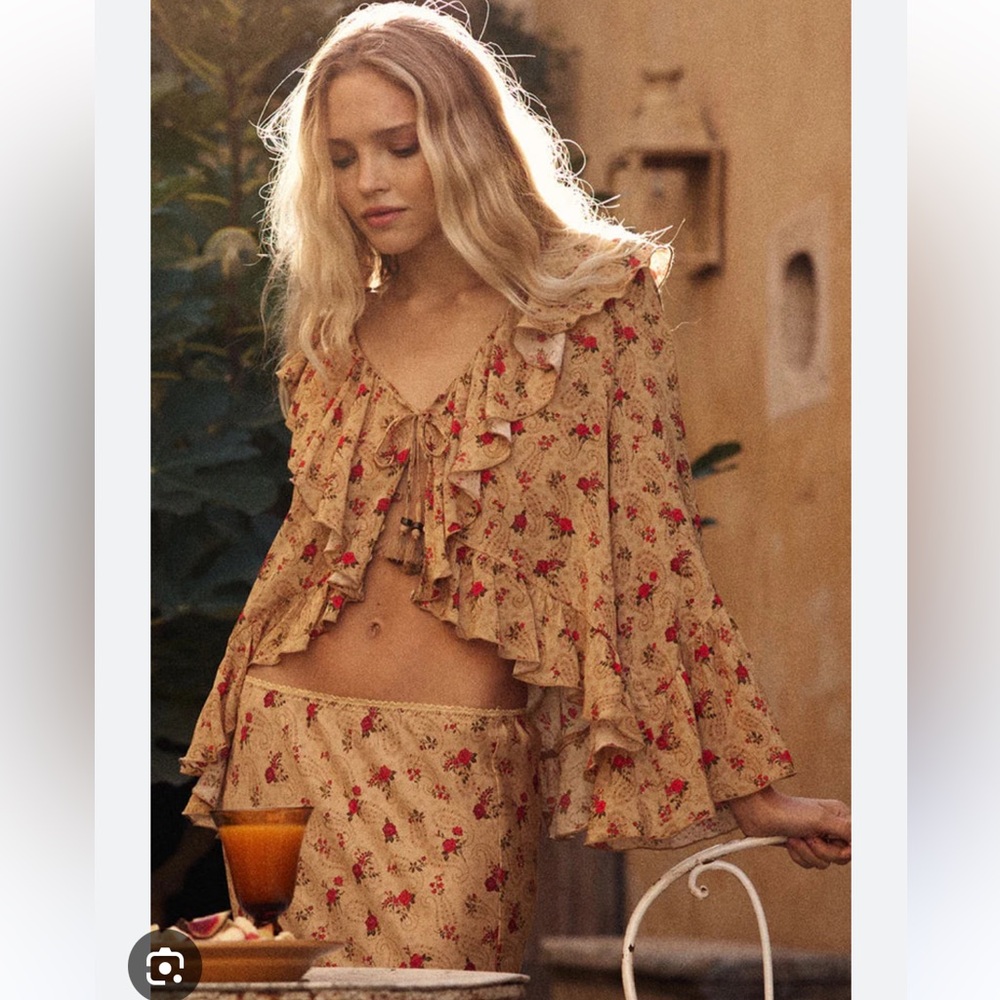 Spell Fleur Frill Blouse